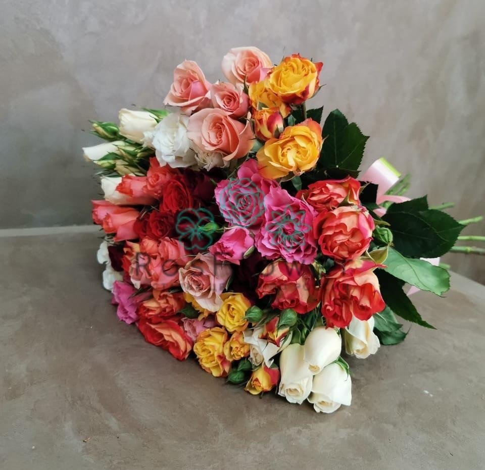 Букет цветов из: Розы в Савостино