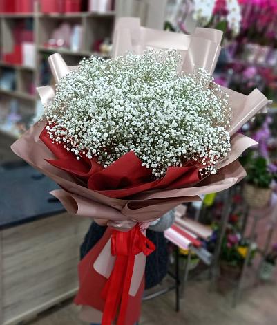 Букет цветов из: Гипсофила в Савостино
