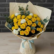 Букет цветов из:  Розы в Савостино