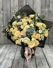 Букет цветов из:  Розы и Лизиантусы #REPLACE_PRED# Савостино