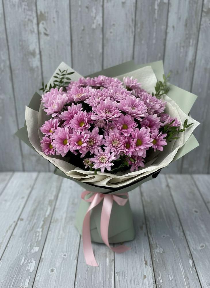 Букет цветов из: Хризантемы в Савостино