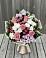 Букет цветов из: Альстромерии, Гвоздики, Розы и Хризантемы в Савостино
