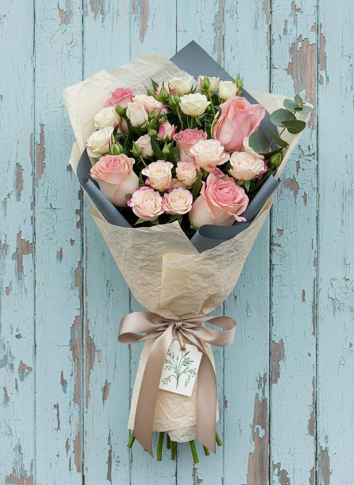 Букет цветов из: Розы в Савостино