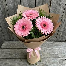 Букет цветов из:  Герберы в Савостино