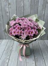 Букет цветов из:  Хризантемы в Савостино