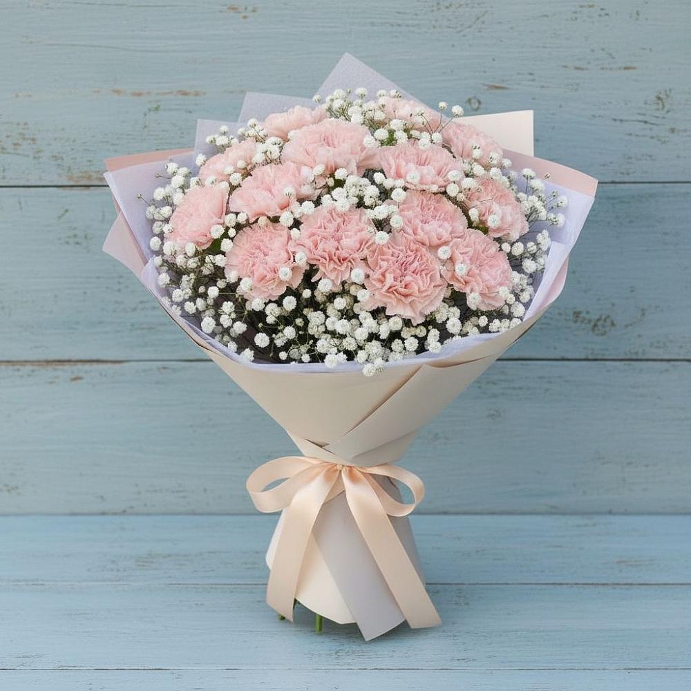 Букет цветов из: Гвоздики в Савостино