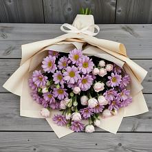 Букет цветов из:  Розы и Хризантемы #REPLACE_PRED# Савостино