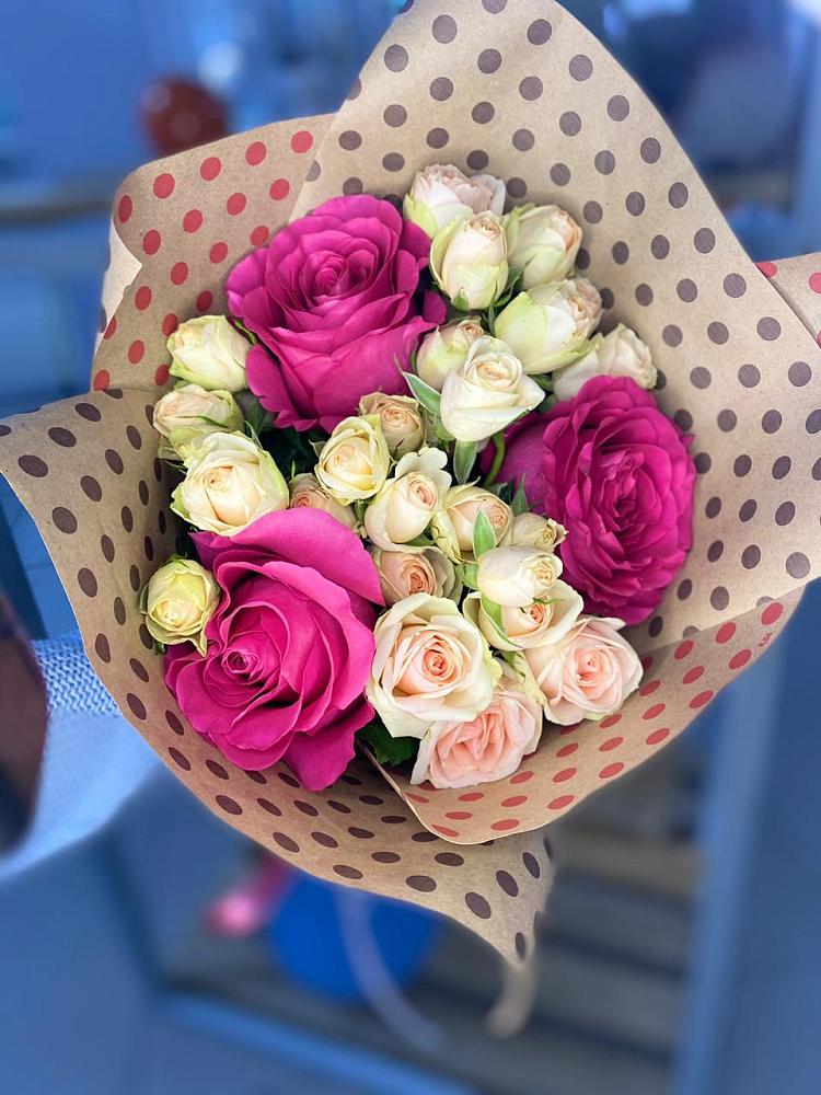 Букет цветов из: Розы в Савостино