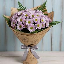 Букет цветов из:  Хризантемы в Савостино