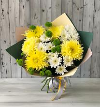 Букет цветов из:  Хризантемы в Савостино
