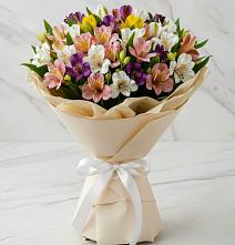 Букет цветов из:  Альстромерии #REPLACE_PRED# Савостино
