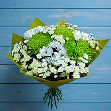 Букет цветов из:  Хризантемы в Савостино