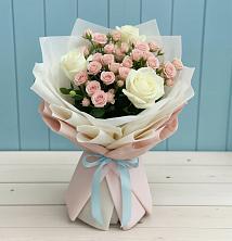 Букет цветов из:  Розы в Савостино