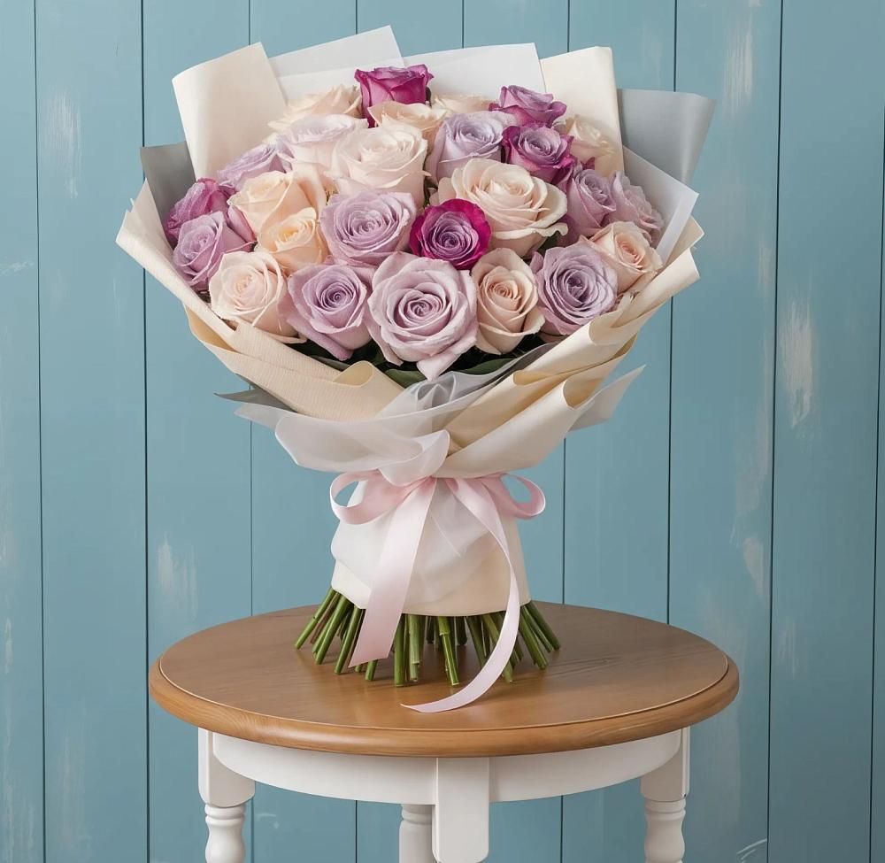 Букет цветов из: Розы в Савостино