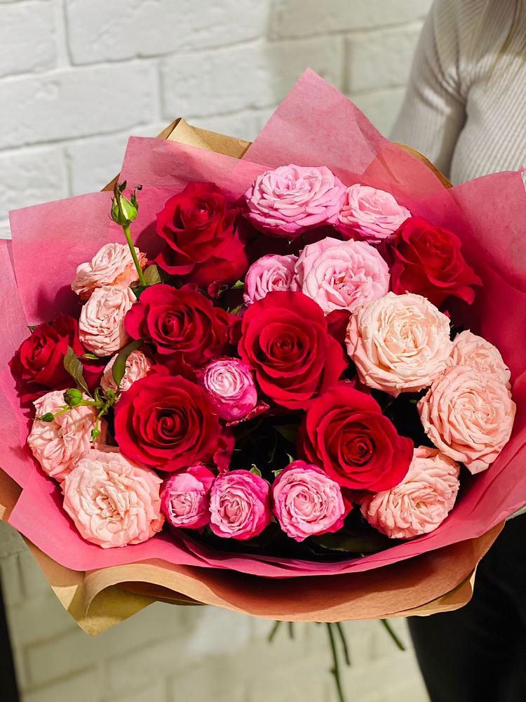 Букет цветов из: Розы в Савостино