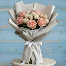 Букет цветов из:  Розы в Савостино