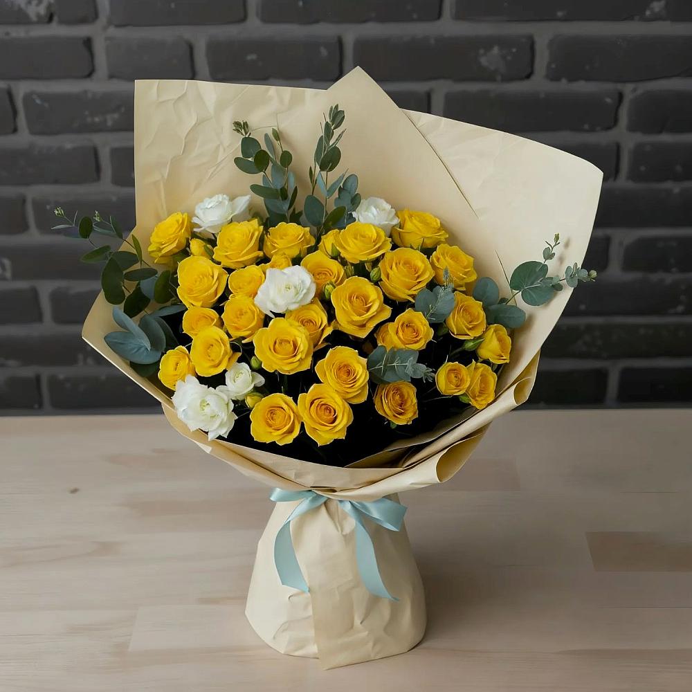 Букет цветов из: Розы в Савостино