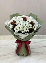 Букет цветов из:  Хризантемы в Савостино
