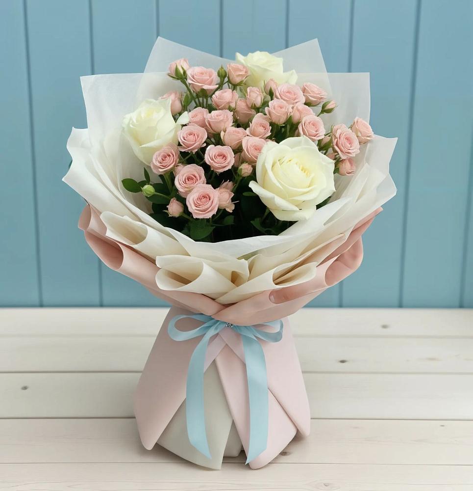 Букет цветов из: Розы в Савостино