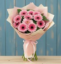Букет цветов из:  Герберы в Савостино